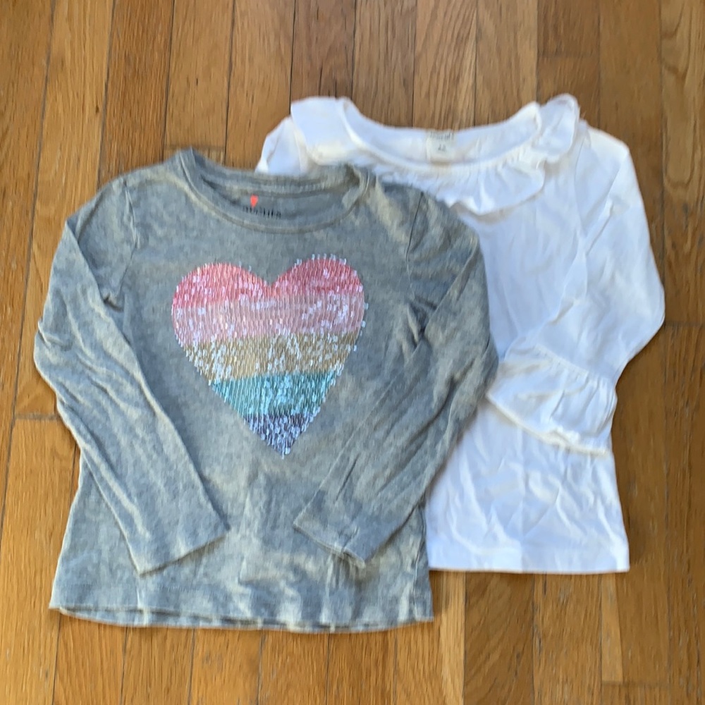 Set of 2 CrewCuts Long Sleeve T-Shirts